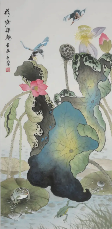 荷塘乐趣