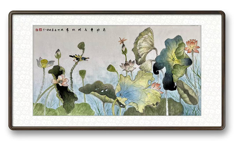 荷塘弄色